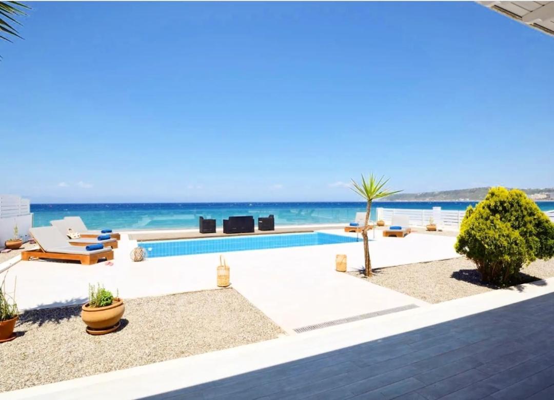 Vaso Beach Front Villa Ialysos  Extérieur photo