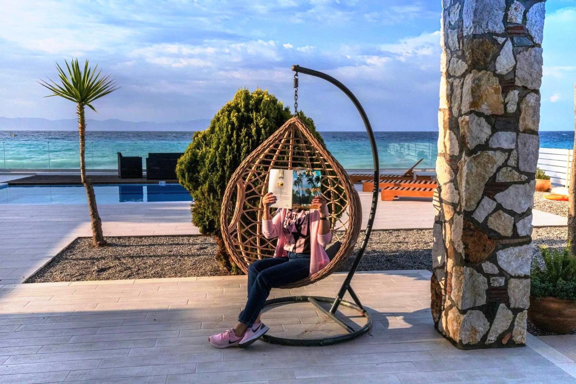 Vaso Beach Front Villa Ialysos  Extérieur photo